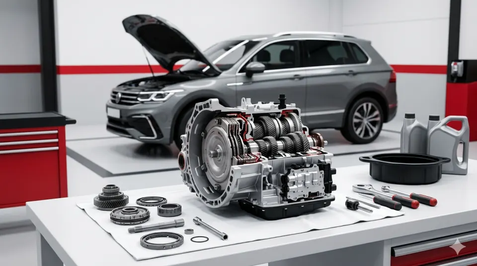 Капитальный ремонт DSG DQ500 на Tiguan 2.0 TDI: разбор кейса