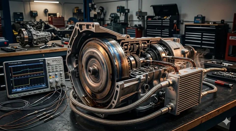 Система охлаждения Ford 10R80: почему греется и как это связано с отказом барабана CDF